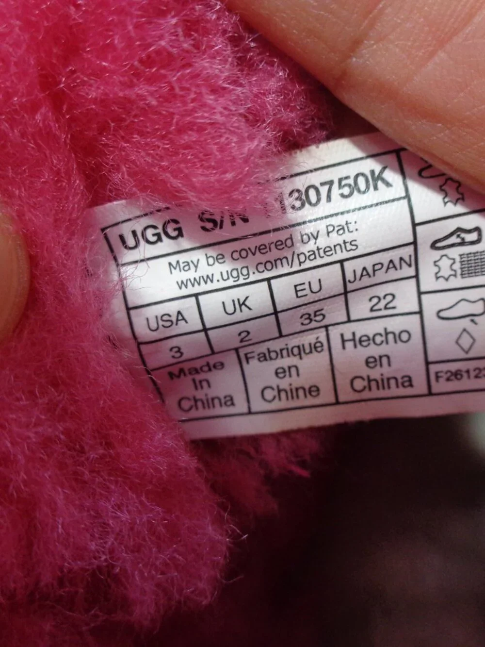 UGG Classic Ultra Mini Kids Pink Suede Shearling Lined Ankle Boots US 3 EU 35